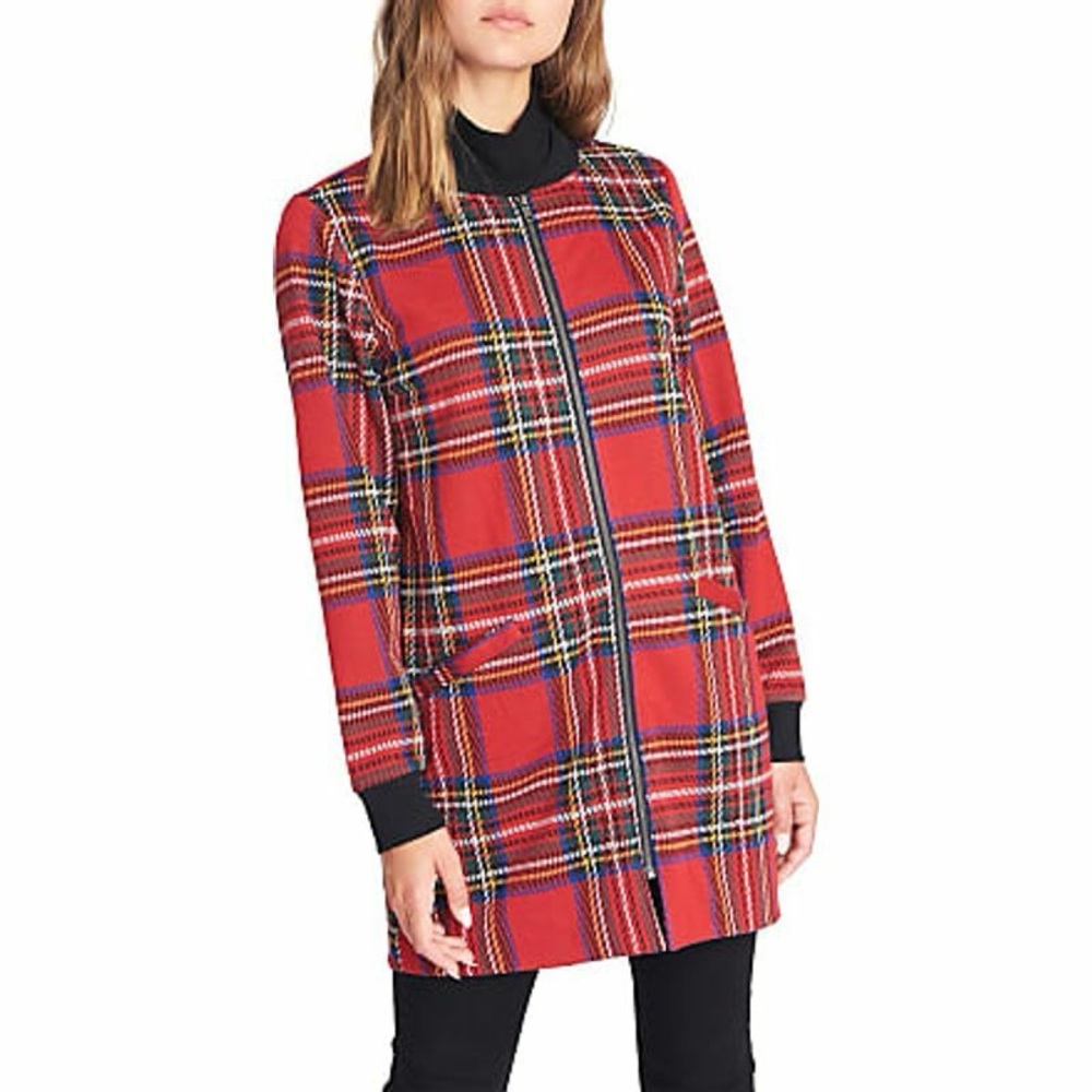 Sanctuary Red and Black Plaid Jacket‎